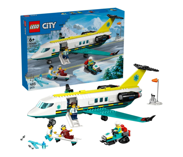 LEGO City 60465 Samolot pogotowia ratunkowego - 1331642 - zdjęcie 2